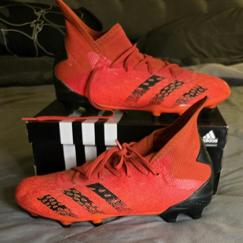 Adidas Red Soccer Cleats